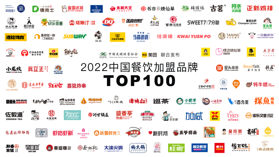 临桂2022中国餐饮加盟品牌TOP100，看看有没有你的品牌